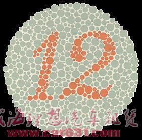 色盲色弱测试图_色盲色弱自我检测法
