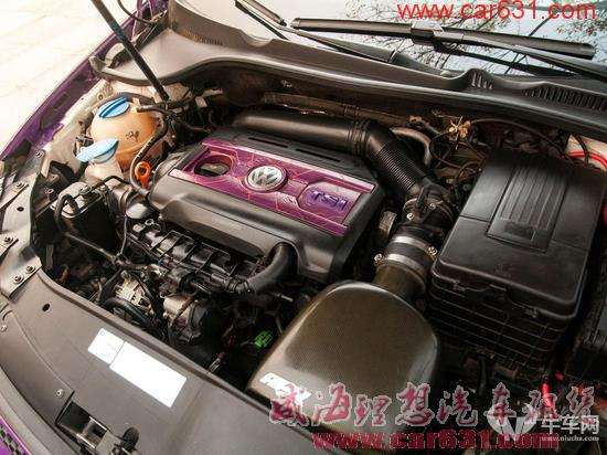 内敛变身诱惑 紫色GTI 改装案例
