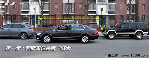 闹市中抢车位 教你侧方停车的实用技巧