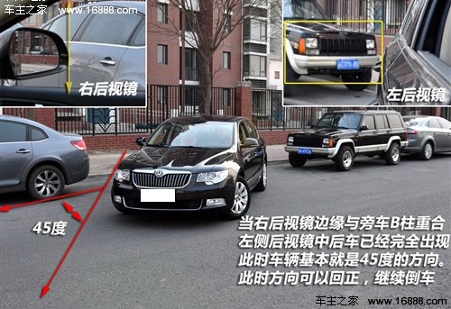 闹市中抢车位 教你侧方停车的实用技巧