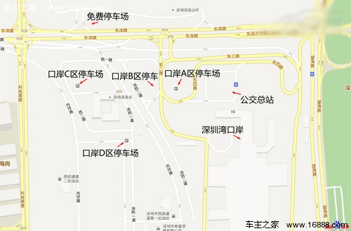 切忌停放在路边 深圳湾口岸停车攻略